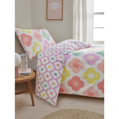 George Home daisy microfibre reversible duvet set (British brand)