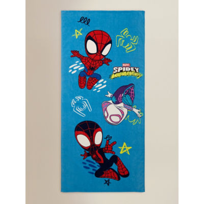 George Home Marvel Spider-Man Spidey & Friends towel, imported from the UK