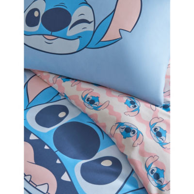 Disney Stitch blue reversible duvet set - British product