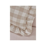 Stacey Solomon gingham frill cushion 45x45, imported from the UK