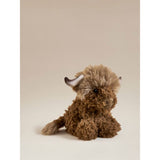 Brown Highland cow soft toy 30cm polyester (British brand)