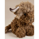 Brown Highland cow soft toy 30cm polyester (British brand)