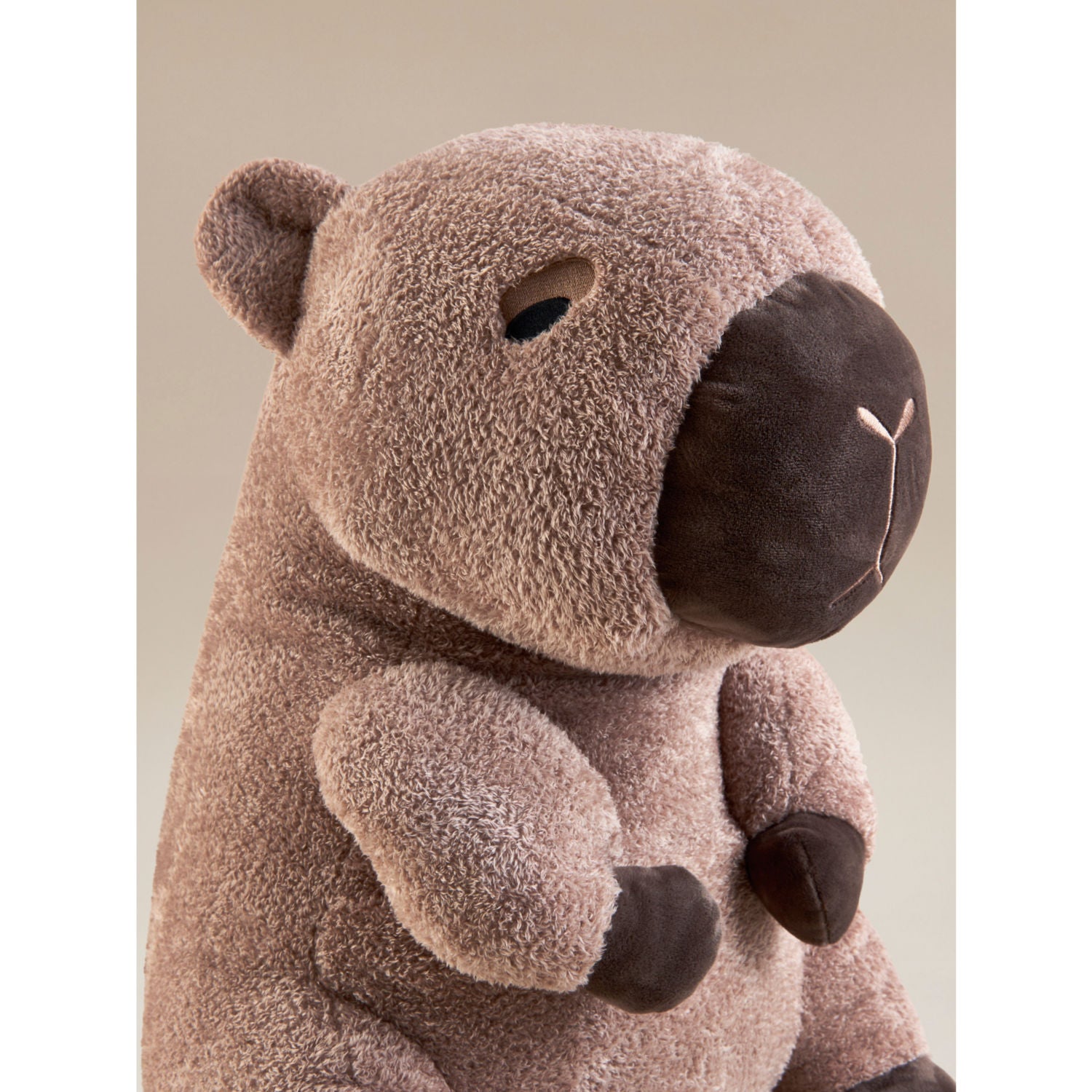 Capybara soft toy brown 25cm, imported from the UK