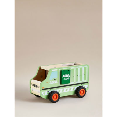 ASDA toy van set fold out 12x21x12cm (British brand)