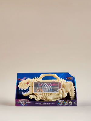 Dynaforce Dino Skeleton Destroyer toy set with cars - British product