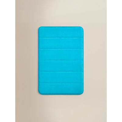 George Home turquoise memory foam bath mat 40x60cm, imported from the UK