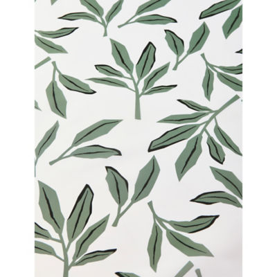 George Home Green Sanctuary Leaf shower curtain 180x180cm - British product