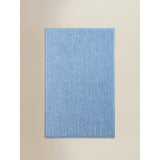 George Home blue chambray cotton bath mat, imported from the UK