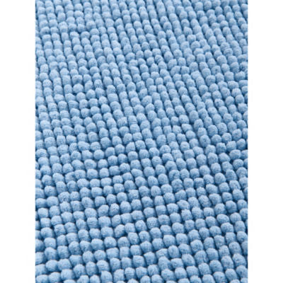 George Home blue chambray cotton bath mat, imported from the UK