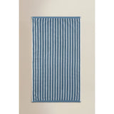 George Home hand towel blue pinstripe, UK version