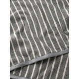 George Home grey pinstripe cotton bath sheet, imported from the UK
