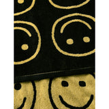 George Home yellow Lucky Charm Smiles cotton bath sheet (British brand)