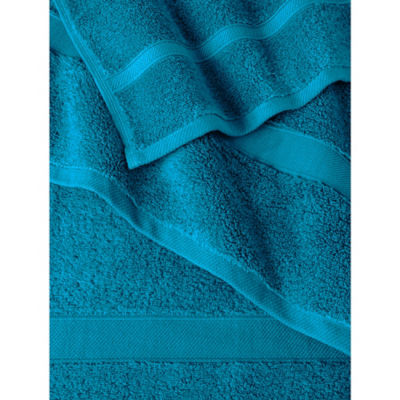 George Home turquoise bath sheet, UK version