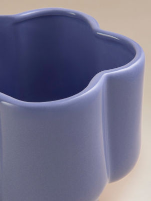 George Home small flower planter purple 13cm, imported from the UK
