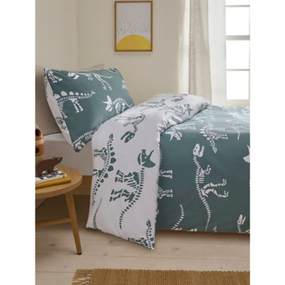 George Home dinosaur microfibre reversible duvet set, UK version
