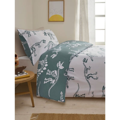 George Home dinosaur microfibre reversible duvet set, UK version