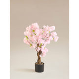 Artificial cherry blossom tree multicoloured 18x18x75 cm, UK version
