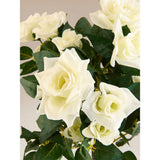 Artificial white rose tree 90 cm - British product