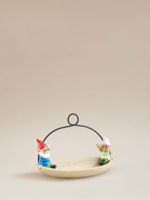 George Home grandparents gnome bird feeder 22.5x11x15.5cm, imported from the UK