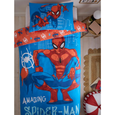 George Home Marvel Spider-Man reversible duvet set single, UK version