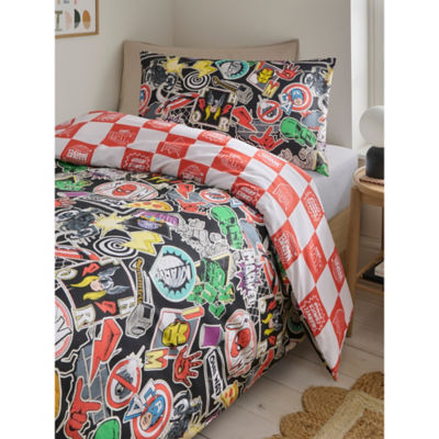 George Home Marvel reversible duvet set single (British brand)