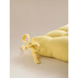 George Home yellow polyester seat pad set of 2 (British brand)