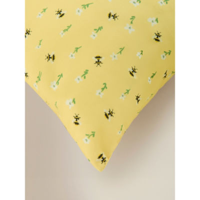 George Home yellow bees cushion 45x45cm, UK version