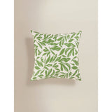 George Home green outdoor cushion with leaf pattern 45x45cm - British product