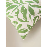 George Home green outdoor cushion with leaf pattern 45x45cm - British product