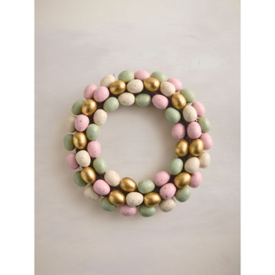 Stacey Solomon Easter egg rattan wreath 40cm - British product