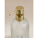 George Home ribbed glass soap dispenser, UK version
