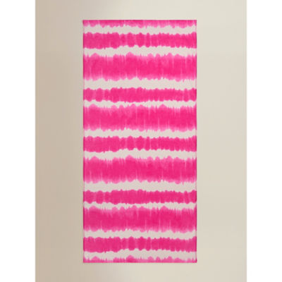 George Home tie dye-effect cotton beach towel (British brand)