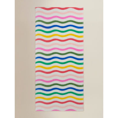 George Home wiggle print cotton towel 71x152cm (British brand)