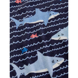 George Home shark print cotton towel 71x152cm (British brand)