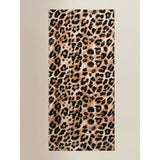 George Home leopard print beach towel 71x152cm - British product