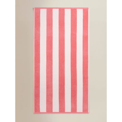 George Home striped cotton beach towel 79x152 cm - British product