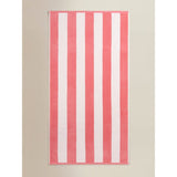George Home striped cotton beach towel 79x152 cm - British product