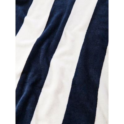 George Home large striped cotton beach towel (British brand)