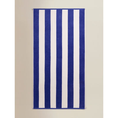 ASDA George Home Striped Cotton Beach Towel 79 x 152- Buy online at McGrocer