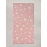 Stacey Solomon pink printed cotton beach towel, British brand