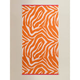 George Home zebra print beach towel 79x152cm (British brand)