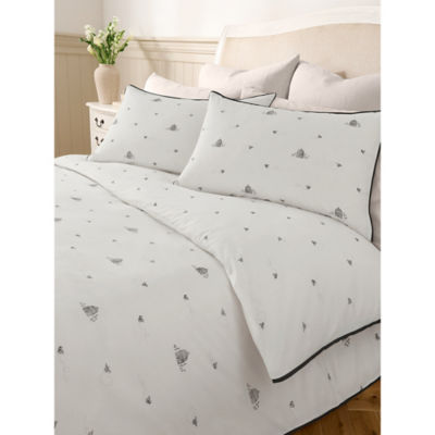 Stacey Solomon monochrome bees duvet set double (British brand)