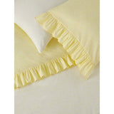 Stacey Solomon yellow ditsy sprig frill duvet set king (British brand)