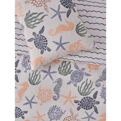 George Home sea life microfibre duvet set double, UK version