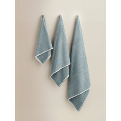 George Home Aegean Blue bath towel - British product