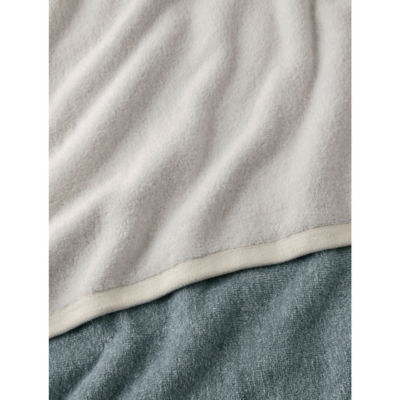 George Home Aegean Blue large bath sheet, UK version