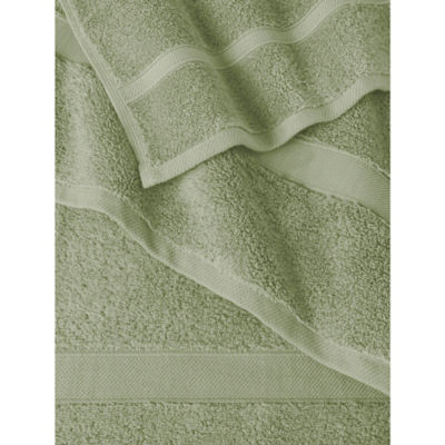 George Home face cloth light sage (British brand)