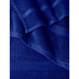 George Home cotton hand towel in dazzling blue (British brand)