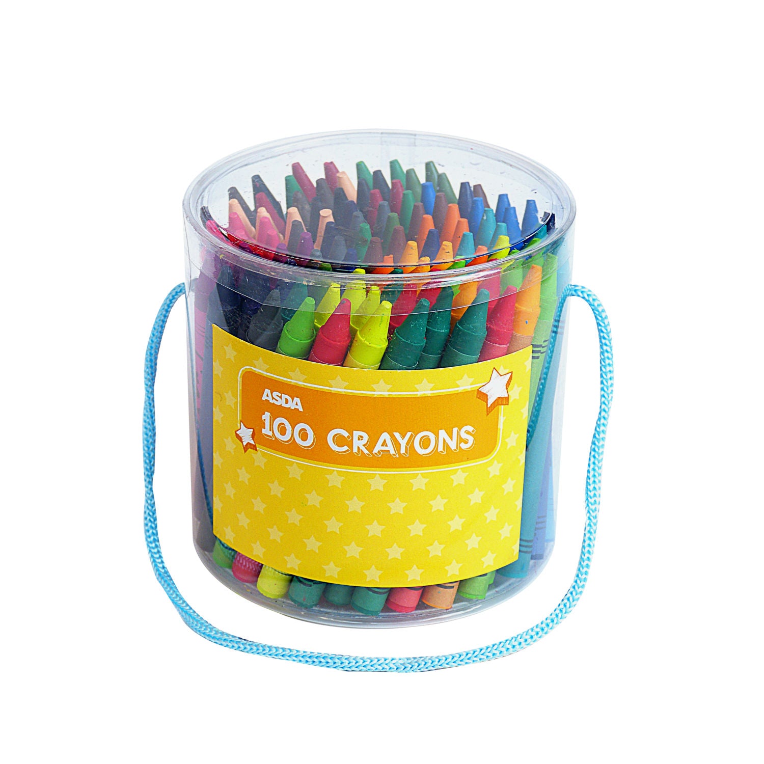 ASDA crayons tub, imported from the UK