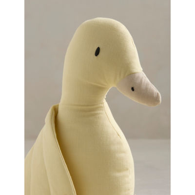 Stacey Solomon yellow duck-shaped cushion - British product